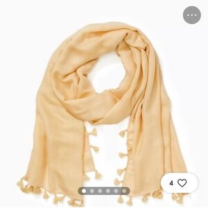 Lilly Pulitzer Gold metallic Lana Scarf/Wrap